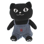 デニムイタズラ クッションM ES-832-108 デニムイタズラ クッションM ブラック