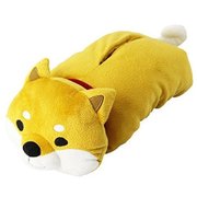 もふもふしばたさん ティッシュボックスカバー CW-732-97 もふもふしばたさん ティッシュボックスカバー ベージュ