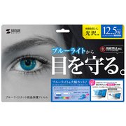 12.5型ワイド対応 ブルーライトカット液晶保護 指紋防止光沢フィルム LCD-BCG125W