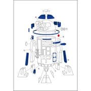 スター・ウォーズ A7メモ 設計図 R2-D2 [キャラクターグッズ]