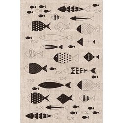 キッチンタオル fishes