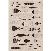 キッチンタオル fishes