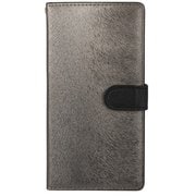 HAN11345Z1C [Xperia XZ1用 カーフダイアリー メタルBK]
