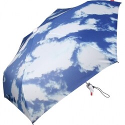 折りたたみ傘 晴雨兼用 エアーオフェス 55cm 手開き式 スカイ