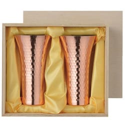 純銅ビアカップ 380ml 2PCセット