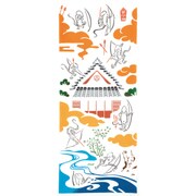 51650 [Kenema 注染手ぬぐい 縁起 家守神]