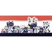 51178 [Kenema 注染手ぬぐい 縁起 猫手まねき]