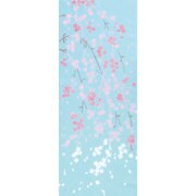 51671 [Kenema 注染手ぬぐい さくら しだれ雪桜]