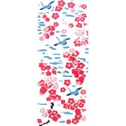 51668 [Kenema 注染手ぬぐい 花圃 梅告げる]