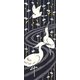 54546 [Kenema 注染手ぬぐい 生き物 鷺]