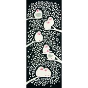 54410 [Kenema 注染手ぬぐい 生き物 桜文鳥]