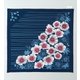 66579 [Kenema 手捺染大風呂敷 芙蓉]