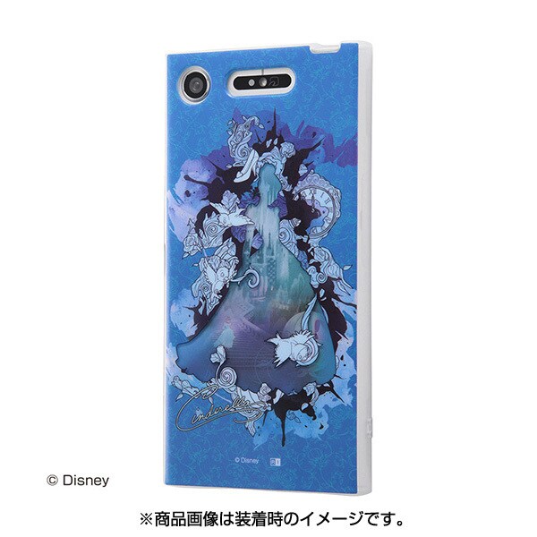 In Rdxz1hl Cn Xperia Xz1 Tpuソフトケース レイヤーアート ディズニーキャラクター シンデレラ