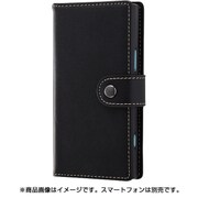 IN-RXZ1CRLC2/B [Xperia XZ1 Compact スナップボタン付きリアルレザーケース ブラック]