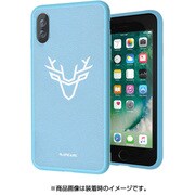 C-IPC8C03-01LV02 [ルミナス（発光）ケース iPhone X Luminous Case トナカイ(ブルー)]