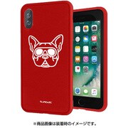 C-IPC8C03-01RV02 [ルミナス（発光）ケース iPhone X Luminous Case ブルドッグ(レッド)]