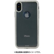 C-IPC8C14-02S102 [TPUグリッターケース iPhone X Glittering Clear Case シルバー]