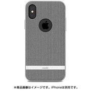mo-vest8-hb [iPhone X用ケース moshi Vesta for iPhone X Herringbone Gray]
