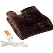 フランネルプードル 電気ひざ掛け ブラウン YHK-43P