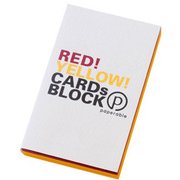 レッド イエローカーズブロックメモ YKP90-0621