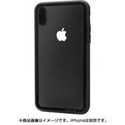 ATLCGIPX/BLK [iPhone X ケース LINKASE CLEAR Gorilla Glass ブラック]