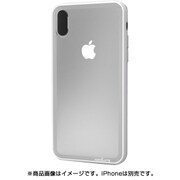 ATLCGIPX/GRY [iPhone X ケース LINKASE CLEAR Gorilla Glass グレー]