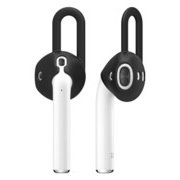 elago(エラゴ) EarPads for AirPods AirPods用シリコンカバー Black (ブラック) EL_APDCSSCED_BK