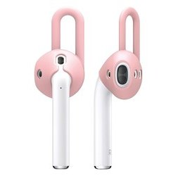 elago(エラゴ) EarPads for AirPods AirPods用シリコンカバー Lovely Pink (ラブリーピンク) EL_APDCSSCED_PK