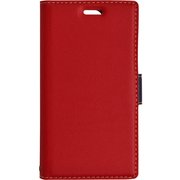 3648XZ1C [Xperia XZ1 Compact 薄型手帳ケース サイドマグネット SLIM FIT CASE レッド×ネイビー]