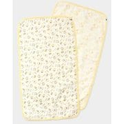 スヌーピー 大判マルチガーゼ2P イエロー