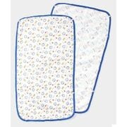 スヌーピー 大判マルチガーゼ2P ブルー