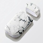 電子タバコアクセサリ iQOS(アイコス)用 ハードカバー デザイン 大理石調(ホワイト) ET-IQPVTSTWH