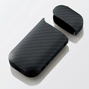電子タバコアクセサリ iQOS(アイコス)用 ハードカバー デザイン カーボン調(ブラック) ET-IQPVTCBBK