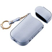 電子タバコアクセサリ IQOS用 ソフトレザーカバー ガールズ パープル ET-IQLC3GPU