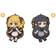 異世界食堂 オモテウラバー アレッタ＆クロ [約W46×H72mm]