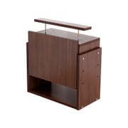 CR-T5529USB [コレクションラック レギュラー ハイタイプ専用上置き ロータイプ 幅55cm×奥行29cm ブラウン]