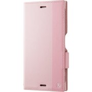 SB-SA62-SDFB/PK [Xperia XZ1 ケース Softbank SELECTION RILEGA Bicolor Stand Flip ライトピンク×ピンク]