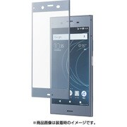 SB-EF56-GASO/BL [Xperia XZ1 フレームカバー 液晶保護ガラス ブルー]