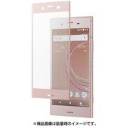 SB-EF56-GASO/PK [Xperia XZ1 フレームカバー 液晶保護ガラス ピンク]