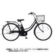 電動アシスト自転車 ティモ・W 26型 6.6Ah 内装3段変速 ピュアブラック 2018年モデル BE-ELWD632B
