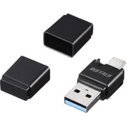 USB3.0 Type-A/microB対応 microSD専用カードリーダー/ライター ブラック BSCRM118U3BK