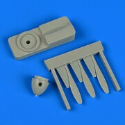 QIC72563 [1/72 レジン製ディティールアップパーツ Yak-3 プロペラ(ジグ付)(ズベズダ/ハセガワ用)]