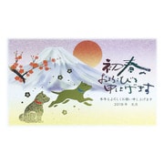 年賀はがき 金ホログラム箔 3枚 D19