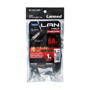 LANケーブル カテゴリー6A準拠 スタンダード ヨリ線 ブラック 1m LD-GPA/BK1