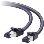 LANケーブル カテゴリー8対応 爪折れ防止 ヨリ線 ブルーメタリック 3m LD-OCTT/BM30