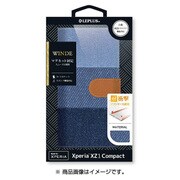 LP-XPXC1FDMC [Xperia XZ1 Compact用 デニムフラップケース 「WINDE」 3色デニム]