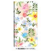 LP-XPXC1LD05 [Xperia XZ1 Compact用 薄型デザインPUレザーケース 「Design＋」 Flower ハッピー]