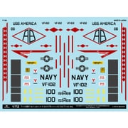 A-72106 [1/72 アシタのデカールシリーズ アメリカ海軍 F-14A VF-102 ダイアモンドバックス USSアメリカ 1982]