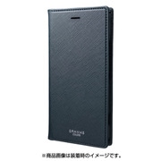 CLC-61417NVY [Xperia XZ1 ケース GRAMAS “EURO Passione” Book PU Leather Case ネイビー]