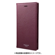 CLC-61417WNE [Xperia XZ1 ケース GRAMAS “EURO Passione” Book PU Leather Case ワイン]
